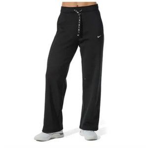 Nike Women’s Therma DriFit Fleece Black Loose Fit Pants